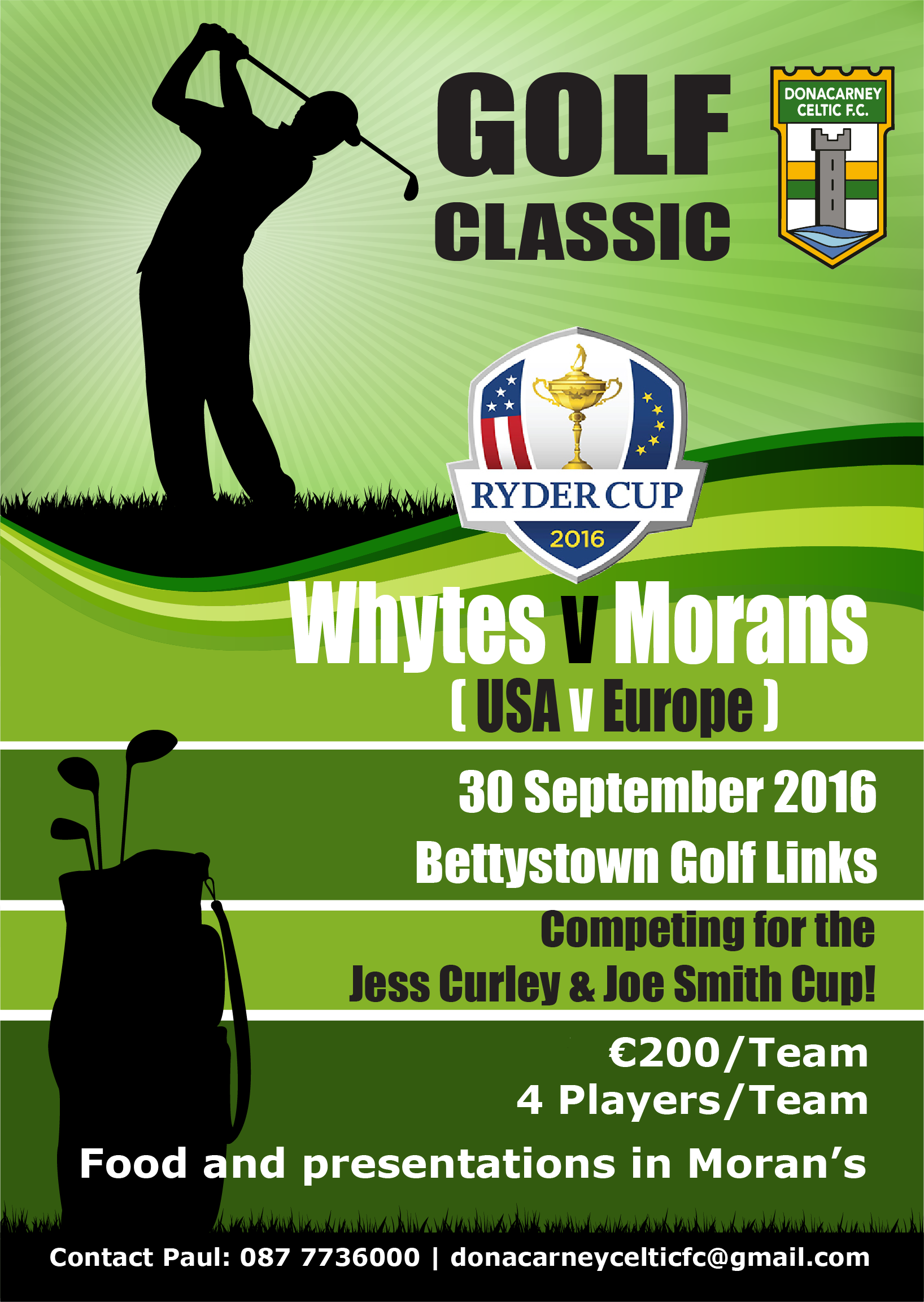DCFC's Golf Classic is Back... Time to dust off your clubs and assemble a team. 